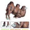 JOKFEICE Camel Figurine Realistic Desert Animal Collectible Model, Nature Decor for Home Office Desk Display Photography Prop Wildlife Enthusiast Gift (Brown) view 3