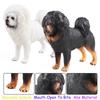 JOKFEICE Realistic Tibetan Mastiff Dog Figurine Solid Black Collectible Statue, Lifelike Working Dog Model for Home Decor Office Desk Display Photography Prop Nature Lover Gift view 3