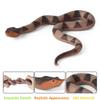 JOKFEICE Deinagkistrodon Snake Figurine Realistic Reptile Collectible Model, Nature Decor for Home Office Desk Display Photography Prop Wildlife Enthusiast Gift view 3