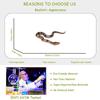 JOKFEICE Deinagkistrodon Snake Figurine Realistic Reptile Collectible Model, Nature Decor for Home Office Desk Display Photography Prop Wildlife Enthusiast Gift view 4