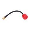 RiToEasysports FPV Antenna, 5.8GHz RHCP RPSMA Internal Hole 2.5Dbi Gain 125mm Semi Cable Dual Jacket, with High Strength Impact Resistance, for RC Drone Quadcopter (red) view 4