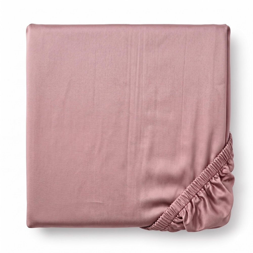 Ababy Custom Size Baby Fitted Sheet Bamboo Jersey Crib, Bassinet, Cradle & Toddler Mattress Ultra Soft Stretch Fabric, Cooling, Breathable, Machine Washable (Blush Pink)