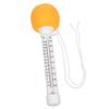 BEBEMOKO Floating Pool Thermometer Orange with Cartoon Design, Water Temperature Gauge for Bath, Hot Tub and Swimming Pool Use, Easy-Read Floating Bath Thermometer for Newborns view 1