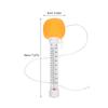 BEBEMOKO Floating Pool Thermometer Orange with Cartoon Design, Water Temperature Gauge for Bath, Hot Tub and Swimming Pool Use, Easy-Read Floating Bath Thermometer for Newborns view 2