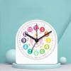 Leefasy Cartoon Analog for Kids, w/Night Light,Silent Table Clocks, Telling Time Teaching Clock for Home Bedroom Living Room, view 4