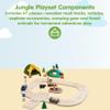 PlanToys Wooden Jungle Explorers Roadway Playset Montessori Kids Adventure view 2