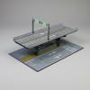 KiBcsLic 1:64 Scale Elevated Bridge Scene Realistic Details Assembly Overpass Diorama 3 Tiers Car Garage Diorama for Hobbyists view 2