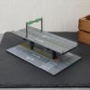 KiBcsLic 1:64 Scale Elevated Bridge Scene Realistic Details Assembly Overpass Diorama 3 Tiers Car Garage Diorama for Hobbyists view 4