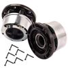 2x Manual Locking Hubs With Free Wheel Function 6 Stud Front 26 Splines Compatible With Samurai view 1
