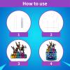13PCS Cake Toppers, Cupcake Toppers Happy Birthday Cake Topper Set Party Supplies Party Decorations. (Decor 9) view 3