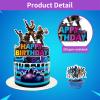 13PCS Cake Toppers, Cupcake Toppers Happy Birthday Cake Topper Set Party Supplies Party Decorations. (Decor 9) view 4