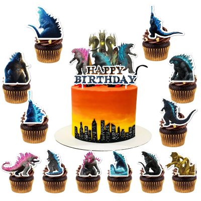 13PCS Cake Toppers, Cupcake Toppers Happy Birthday Cake Topper Set Party Supplies Party Decorations. (Decor 8)