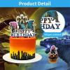 13PCS Cake Toppers, Cupcake Toppers Happy Birthday Cake Topper Set Party Supplies Party Decorations. (Decor 8) view 4