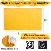Flexible Electrical Insulation Blanket, 0.4kv 10kv Insulating Safety Mat for Parcel Damaged Wiring/Live Wire, Power Maintenance Covering Sheet(0.4kv-15.7x15.7"/40x50cm) view 3