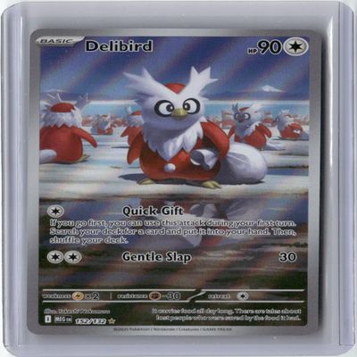 2025 PKM ME01: Mega Evolution Delibird 152/132 Holo TCG Trading Card Game Card