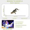 JOKFEICE Crocodile Figurine Realistic Reptile Collectible Model, Nature Decor for Home Office Desk Display Photography Prop Wildlife Enthusiast Gift view 3
