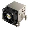 AM4-R64 Cooler 200W for AM5 2U Radiator AM4 AM5 Heat Sink 4 Heat Pipe 90mm*54mm Mounting Pitch view 4