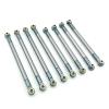 RC Modifications Spare Compatible With MN86S MN86 MN86KS MN86K For MN G500 1/12 RC Cars Upgrade Parts Accessories Set 8Pcs Pull Rod Metal Connecting Rod view 1