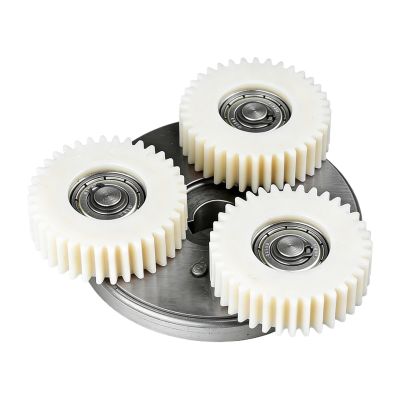 36T Solid Nylon Planetary Gear Set with 88mm Turn Clutch, E-Bike Motor Clutch Kit Replacement Compatible with Bafang, for 500W 750W Electric Bicycle Hub Motor Repair Parts(Gear Clutch - Left)
