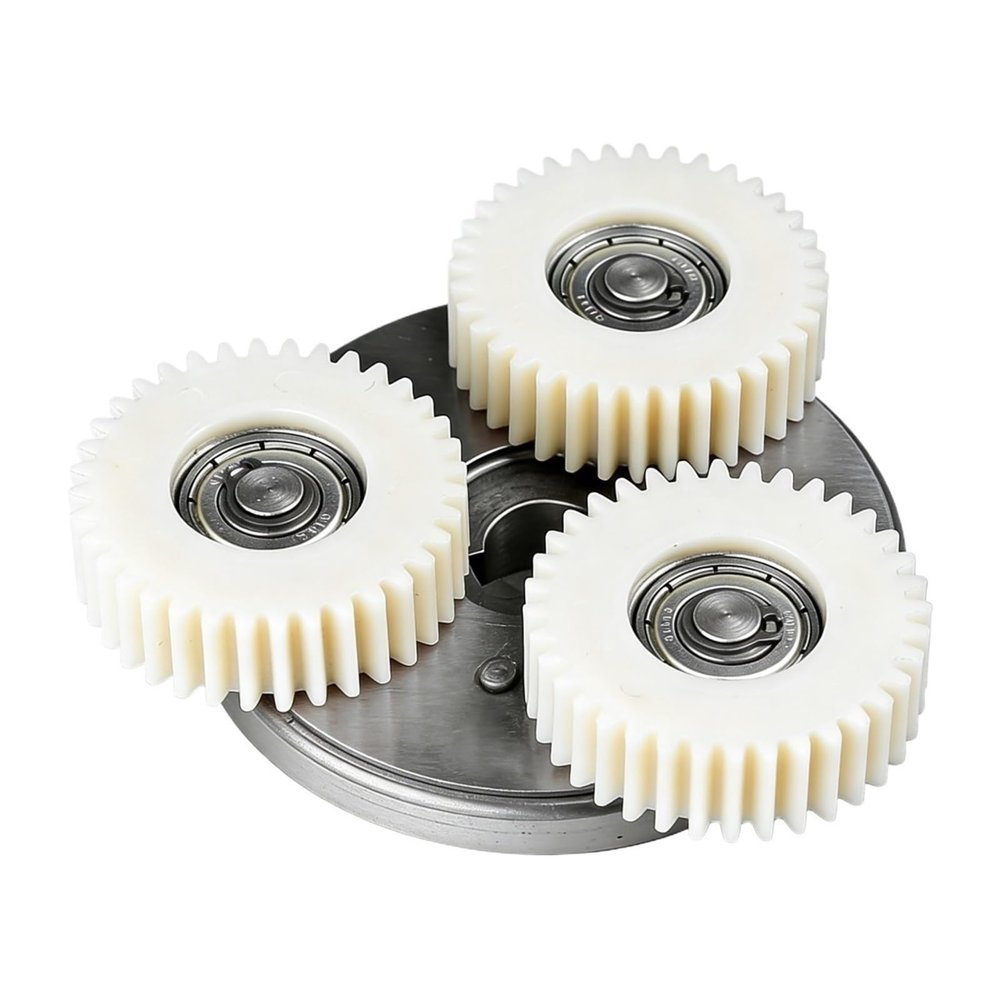 36T Solid Nylon Planetary Gear Set with 88mm Turn Clutch, E-Bike Motor Clutch Kit Replacement Compatible with Bafang, for 500W 750W Electric Bicycle Hub Motor Repair Parts(Gear Clutch - Left)