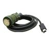 LJKQIJSJX JZSP-CMP01-05-E / -10-E 2M 3 metres 5M 8M 10M Length servo Encoder Cable Wire with 17 cores Connector(2m) view 1