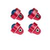 Aluminum 7075-T6 Alloy Shock Caps for Traxxas 1/7 UDR Unlimited Desert Racer 1/10 Slash Mudboss Ford Raptor Rustler 4X4 Ultimate Slash 4X4 Ultimate - Red view 1
