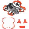 3 in 1 Anti-Collision Protection Accessories Kit for DJI Avata 360, Propeller Guard Protector + Gimbal Extension Base + Landing Gear for DJI Avata 360 Drone Accessories (Orange) view 1