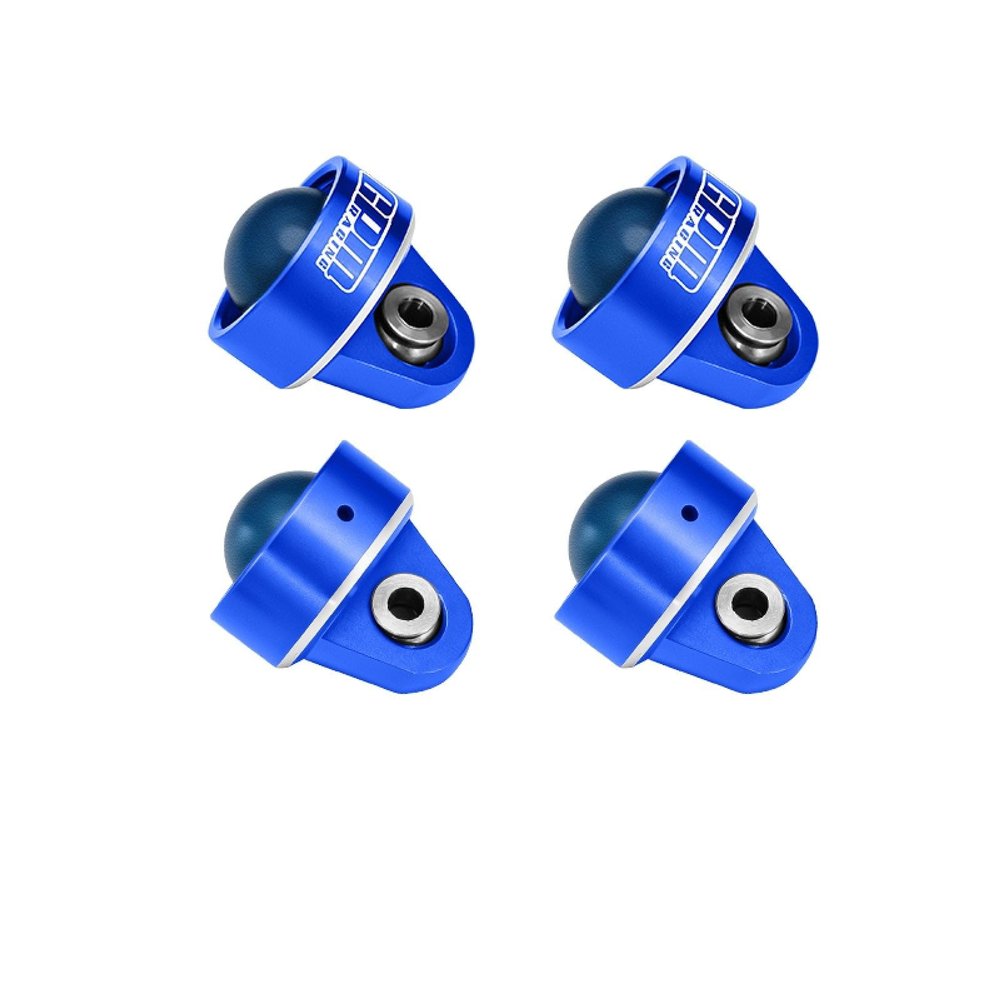 Aluminum 7075-T6 Alloy Shock Caps for Traxxas 1/7 UDR Unlimited Desert Racer 1/10 Slash Mudboss Ford Raptor Rustler 4X4 Ultimate Slash 4X4 Ultimate - Blue