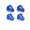 Aluminum 7075-T6 Alloy Shock Caps for Traxxas 1/7 UDR Unlimited Desert Racer 1/10 Slash Mudboss Ford Raptor Rustler 4X4 Ultimate Slash 4X4 Ultimate - Blue view 1