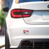 Warning | Powerful Sound System Decal | Car Subwoofer Sticker | Vehicle Audio Alert | Loud Bass Sign [WTPR] view 3