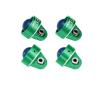 Aluminum 7075-T6 Alloy Shock Caps for Traxxas 1/7 UDR Unlimited Desert Racer 1/10 Slash Mudboss Ford Raptor Rustler 4X4 Ultimate Slash 4X4 Ultimate - Green view 1