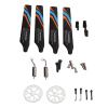AstraLoom RC Plane Tail Rotor Accessories Professional Aluminum Alloy Connecting Rod Screws Blade Wheel Motor Parts for XK K127 Remote Control Aircraft view 1