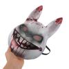 BESPORTBLE Bloody Bunny Horror Mask Scary Rabbit Face Costume Accessory for Halloween Party Haunted House Decoration Role Play view 4