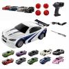 1:64Mini Remote Drift Car,2026New2.4GHz Four Wheel Drive High Speed RC Car with LED Lights,Full Scale Desktop Micro Sports Drift Racing,Suitable for Adults Adolescents Model Toys (White M4) view 1