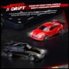 1:64Mini Remote Drift Car,2026New2.4GHz Four Wheel Drive High Speed RC Car with LED Lights,Full Scale Desktop Micro Sports Drift Racing,Suitable for Adults Adolescents Model Toys (Red DQ) view 4