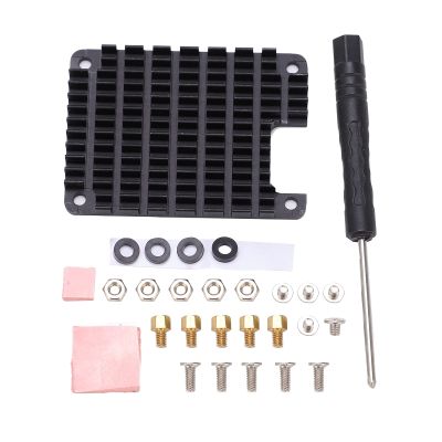 Mtlavishness Heat Sink for CM4, Aluminum Alloy Heatsink with Installation Tool, Electronic Component for Effective Heat Dissipation, Perfectly Matches CM4 Development Board Size