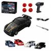 1:64Mini Remote Drift Car,2026New2.4GHz Four Wheel Drive High Speed RC Car with LED Lights,Full Scale Desktop Micro Sports Drift Racing,Suitable for Adults Adolescents Model Toys (Black 911) view 1