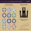 Playzaic Pick Your Chips | Milano Poker Chip Set in Case | 10-gram Real Casino Clay Set | Custom Build Your Casino Chips for Tournament or Cash Game, Texas Holdem or Blackjack (1,000-count Acrylic) view 2