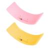 Qraatosi 2Pcs Board Anti Slip Body Training Rocker Board Balance Board for Kids for Indoor, Yellow Pink view 2