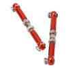 SKDUBRW RC Car Assortment for MJX 14210 14209 16208 16209 1/14 RC Servo Ends Steering Link Rod Pull Linkage Arm Aluminium Alloy rc Car Parts(Red) view 2