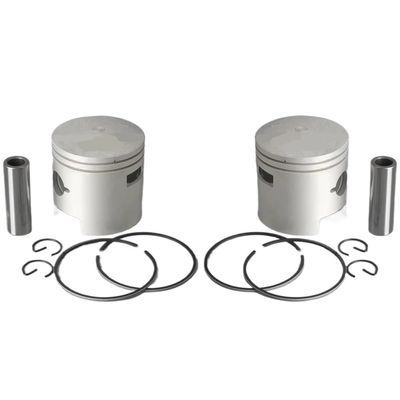 Yongfe 2pcs/Set 72.25mm 61N-11635-00 Piston Set +025 for 2T 25HP 30HP Outboard Engine Boat Motor Parts