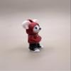 3D Printed Street Mouse Poseable Figure, Bendable, Urban Street Art Style, Desk Accent Collectible view 2