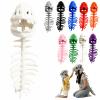 2026 New Dinosaur Skeleton Costume, 3D Spinosaurus Skull Mask & Plush Spine, for Dress-Up Play (White) view 1
