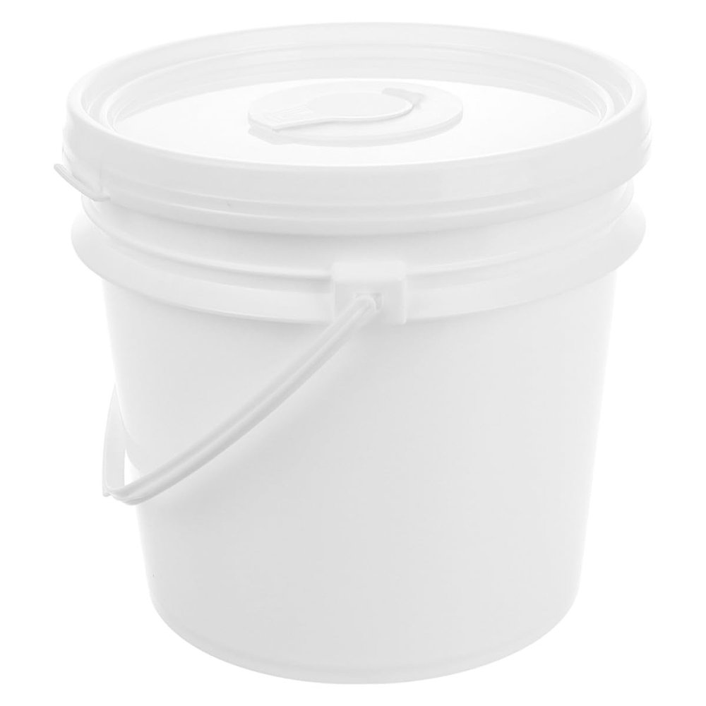 SUPVOX Plastic Wipe Dispenser Bucket for Wipes with Locking Lid and Portable Handle 5l for Car and Home Diapering Storage
