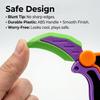 2/3Pcs 3D Gravity Carrot Knife Toys Set Multi Styles Claw Knife Stress-Relieving Toy Suitable for Relieving ADHD and Anxiety (4Pcs-D) view 4