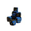 Norse Foundry Silicone Warpips Dice Twilight Vanguard | 12mm D6s for Wargames with Enameled Pips | Durable RPG Bouncy Dice for Wargames Board Games, Tabletop, CCG, TCG & MTG (10 Pack) view 1
