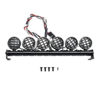 For TRX4 For SCX10 D90 90046 1/10 RC Car Bright Roof Lamp Light Bar 138mm Crawler Upgrade Parts RC Car Toys Parts