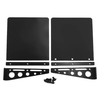 RC Modifications Spare Compatible With Tamiya 1/14 Tractor RC Truck Upgrade Parts 1 Pair Mud Flap Fender Guards With Aluminum Alloy Mount Plate