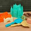 Genrico Castles Set: Toys for Children, Folding Bucket, Shovels, Rakes, Ice Cream Molds, Molds | Multipurpose Kit of Creative Castle, De Almacenamien view 3