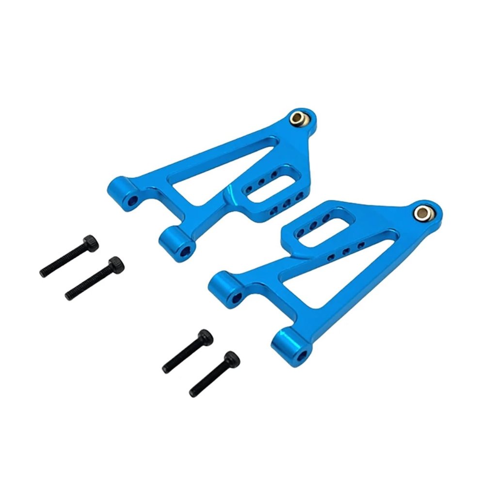Rc Upgrades Spare For MJX For 14207 14208 1/14 Metal Upgrade Front Lower Control Arm Remote Car For Toys Repair Modify Parts Accessories(BLUE)
